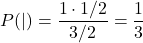 \[P(\text{正面} | \text{醒来}) = \frac{1 \cdot 1/2}{3/2} = \frac{1}{3}\]